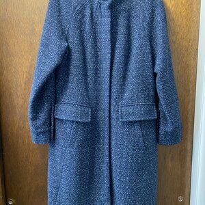 Beautiful Lands End Long Wool Coat